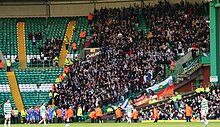 Queen's Park fans showing up in the thousands at Celtic Park as The Spiders narrowly lose 2-1 in the Scottish Cup. QP at CP.jpg