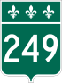 Route 249 shield