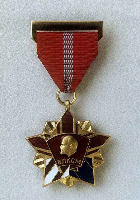 RIAN archive 589063 The YCL Honorary Badge.jpg