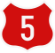 National Road 5 shield}