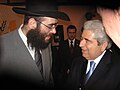 Rabbi Raskin meets then-President of Cyprus, Dimitris Christofias