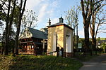 English: Church in Rabe. Polski: Kościół we wsi Rabe.