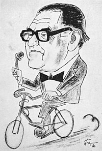Karikatura Rudy Siegera od Otakara Štembery (1980).