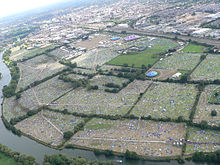 Aerial view of Reading Festival 2007 Reading Festival 2007, bird's eye view 2.jpg