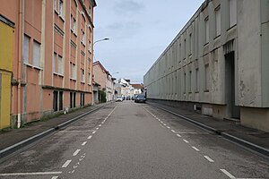 Rue Paul-Doumer in Remiremont, France