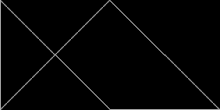 A fish-like rep-tile based on four isosceles right triangles Right triangle fish rep-tile.gif