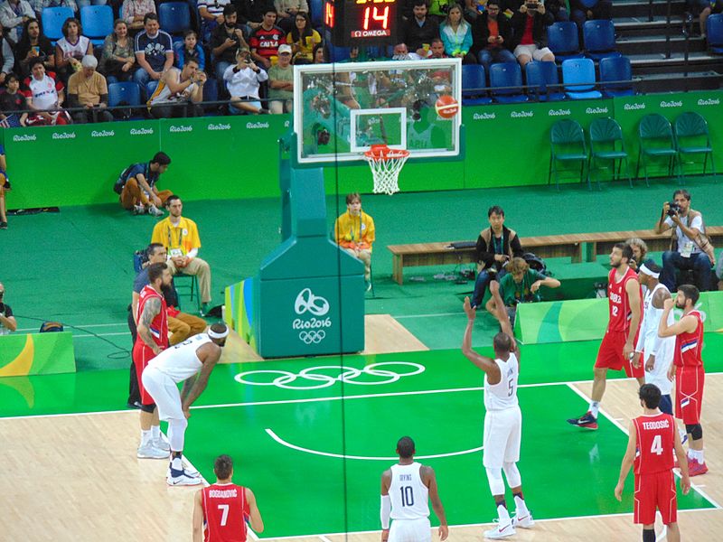 File:Rio 2016 - Men's basketball USA-SRB (29422414046).jpg