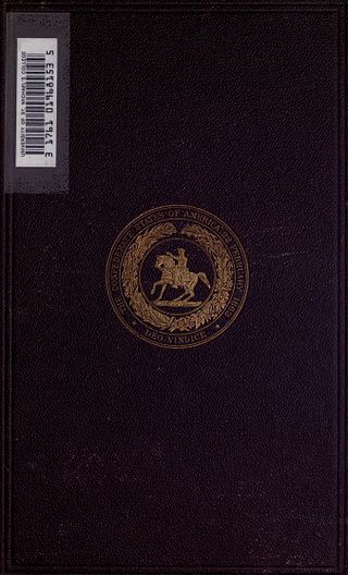 <i>The Rise and Fall of the Confederate Government</i> 1881 book by Jefferson Davis