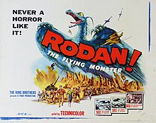 The original American poster for Rodan