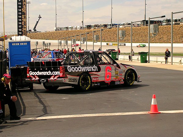 Hornaday's No. 6 truck at Atlanta Motor Speedway in 2005