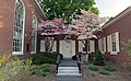 The chaplain's office wing, on the chapel's southeastern side