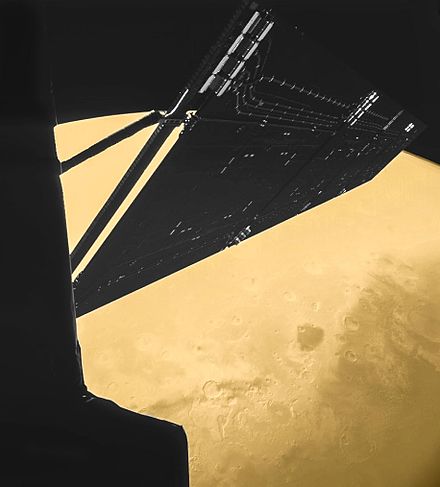 Rosetta "selfie" at Mars