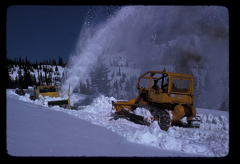 File:Rotary plow and dozer opening road. May, 1978. slide (8c3af01f9eaa4e4880736c5e7da6bdb7).jpg