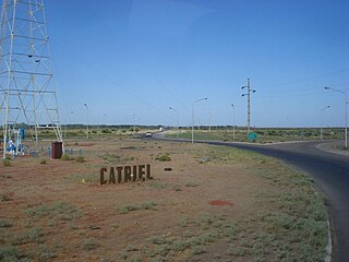 <span class="mw-page-title-main">Catriel</span> Municipality and village in Río Negro Province, Argentina