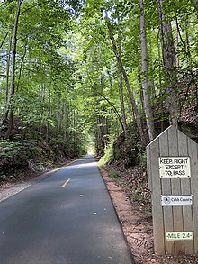 The trail at the 2.4-mile mark, near Heritage Park in Mableton, Georgia SCT 1.jpg