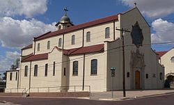 Sacred Heart Cathedral, former seat of the Diocese of Dodge City Sacred Heart Cathedral (Dodge City) from SE 2.JPG