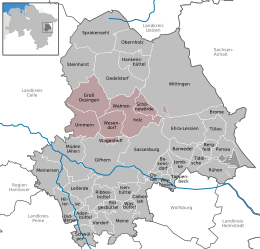 Samtgemeinde Wesendorf - Carte