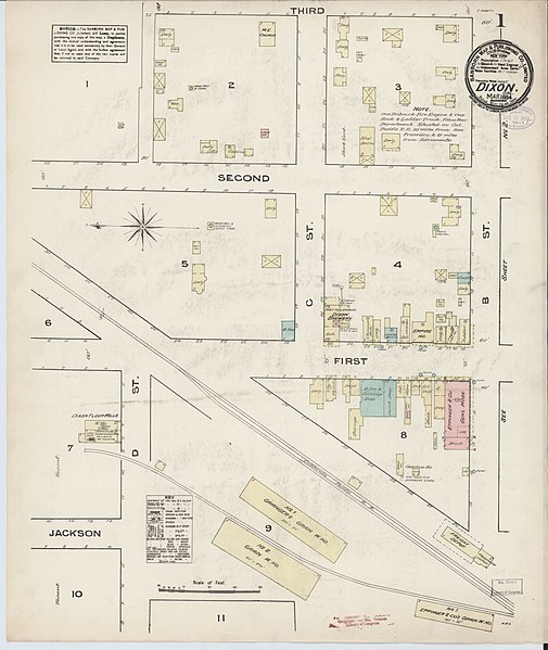 File:Sanborn Fire Insurance Map from Dixon, Solano County, California. LOC sanborn00504 001-1.jpg