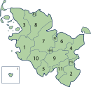 Schleswig-Holstein Kreise (nummeriert).svg