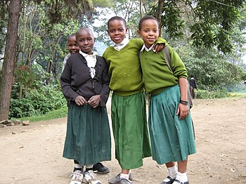 School kids in Arusha, Tanzania