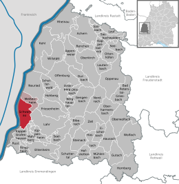 Schwanau - Localizazion