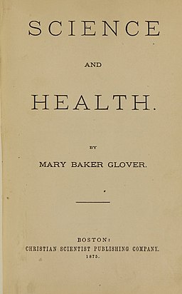 Science and Health, 1875, cover page