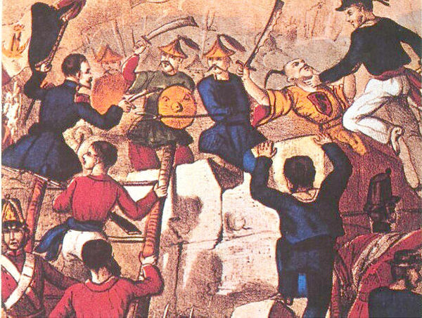 Combat at Canton (Guangzhou) during the Second Opium War