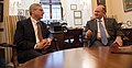 April 7, 2016: US Senator Chris Coons meets with Supreme Court nominee Merrick Garland
