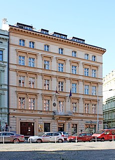 <span class="mw-page-title-main">Embassy of the Philippines, Prague</span> Diplomatic mission of the Philippines in the Czech Republic