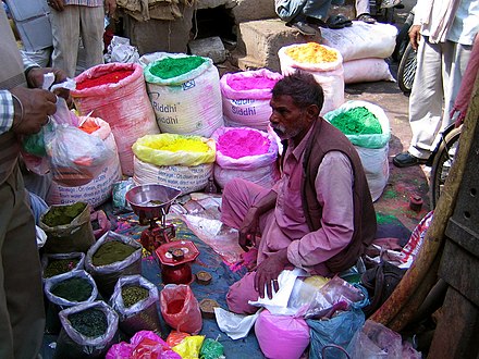 Paints on sale for Holi