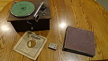 A Silvertone model 1 and other early Silvertone products. Silvertone1915.jpg