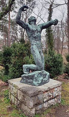 Skulptur Georg-Kolbe-Hain (Westend) Großer Stürzender&Georg Kolbe&1940 422.jpg