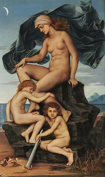 File:Sleep and Death, the Children of the Night - Evelyn de Morgan (1883).jpg