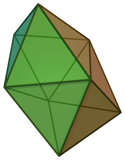 <span class="mw-page-title-main">Snub disphenoid</span> 84th Johnson solid (12 triangular faces)