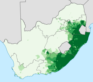 South Africa Nguni speakers proportion map.svg