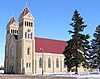 St. Bonaventure Church Complex St. Bonaventure church (Raeville, Nebraska) from SW 2.JPG