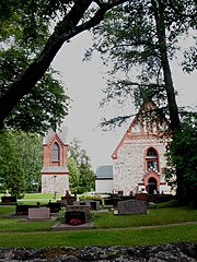 Vista parcial do cemitério