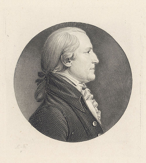 Portrait by Charles Balthazar Julien Févret de Saint-Mémin.