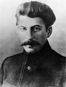 Stalin as a People's Commissar in 1917 Stalin 1917-1.2.jpg