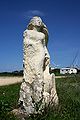 Statue in a wind farm (Sedini)