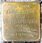 Stolperstein Bamberg Claus Schenk Graf von Stauffenberg.jpg