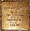 Struikelsteenglijbaan 3 (Heinz Wertheimer) in Hamburg-Rotherbaum.JPG