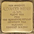 Stolperstein für Alexander Wiener (Rosenheim).jpg