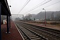 * Nomination Trainstop SNCB - Comblain-la-Tour (line 43). --Pierre1966 16:00, 23 February 2018 (UTC) * Decline Some red CA that can easily be removed with darktable's defringe module, unfortunately the image is too noisy/unsharp and it doesn't seem fixable, exposure time could have been much lower so ISO800 was not necessary even without tripod. --Trougnouf 17:58, 23 February 2018 (UTC)