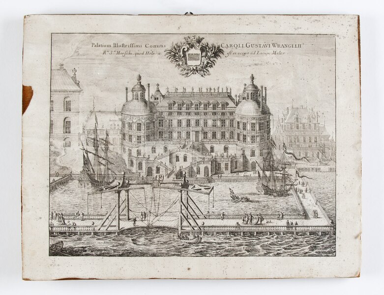 File:Suecia 1-038 ; Wrangelska palatset på Riddarholmen i Stockholm 1660-tal - Skoklosters slott - 93162.tiff