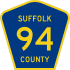 County Route 94 marker