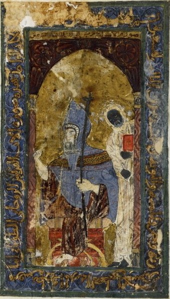 Patriarch Mark III with a black African attendant