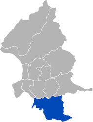 District de Wenshan - Carte