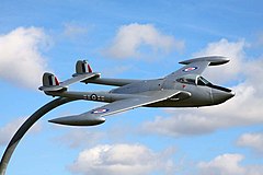 De Havilland Venom توسط Grove Airfield - geograph.org.uk - 1770973.jpg