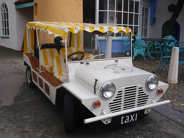 Mini Moke taxi from The Prisoner